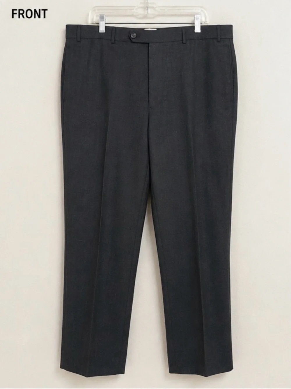 Lauren, Ralph Lauren Men’s Size 40W x 34L total comfort Grey Slacks 100% wool.